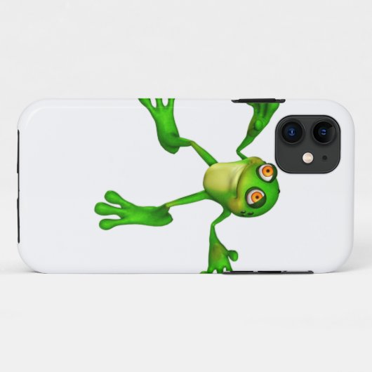 Cute Green Froggy Case-Mate iPhone Case (Achterkant (horizontaal))