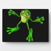 Cute Green Froggy Fotoplaat (voorkant)