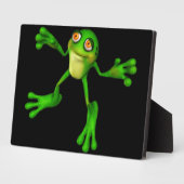 Cute Green Froggy Fotoplaat (Zijkant)