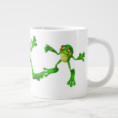 Cute Green Froggy Grote Koffiekop (Rechts)