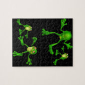 Cute Green Froggy Legpuzzel (Horizontaal)
