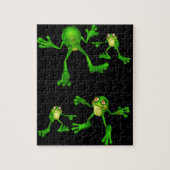 Cute Green Froggy Legpuzzel (Verticaal)