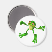 Cute Green Froggy Magneet (Voorkant / Achterkant)