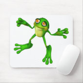 Cute Green Froggy Muismat (Met muis)
