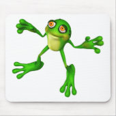 Cute Green Froggy Muismat (Voorkant)