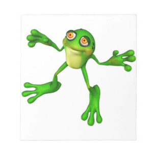 Cute Green Froggy Notitieblok