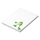 Cute Green Froggy Notitieblok (Linkerzijde)