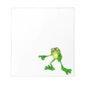 Cute Green Froggy Notitieblok (Voorkant)