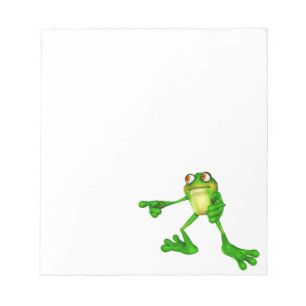 Cute Green Froggy Notitieblok