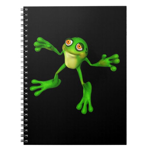 Cute Green Froggy Notitieboek (Voorkant)