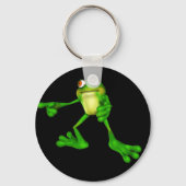 Cute Green Froggy Sleutelhanger (Voorkant)