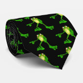 Cute Green Froggy Stropdas (Opgerold)