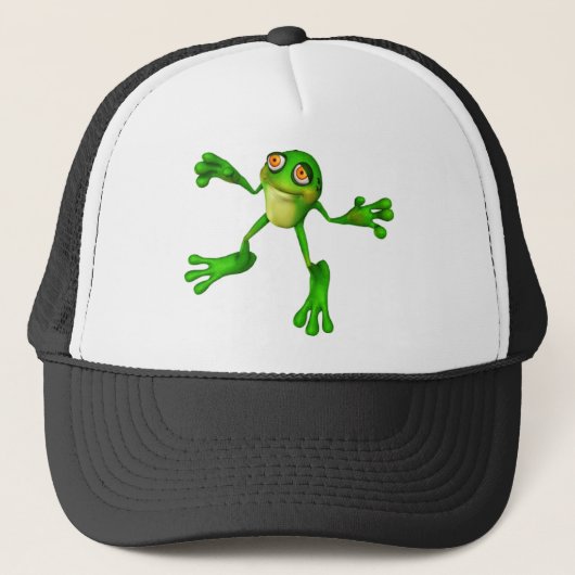 Cute Green Froggy Trucker Pet (Voorkant)