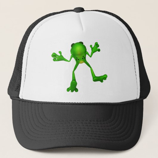 Cute Green Froggy Trucker Pet (Voorkant)