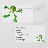 Cute Green Froggy Visitekaartje (Voorkant / Achterkant)