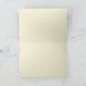 Cute Green Gecko Leaping Lizards Typografie Kaart (Binnen)