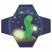 Cute green glow-cartoon illustratie voetbal (Enkel)
