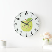 Cute Green Granny Smith Apple Fruit Kitchen Decor  Grote Klok (Huis)