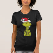 Cute Green  Grinch Christmas Creature Design T-shirt (Voorkant)
