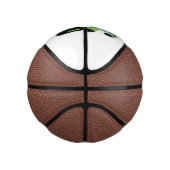 Cute green happy boerderij tractor cartoon illustr basketbal (Rechts)