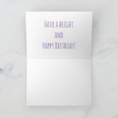 Cute green happy glow-cartoon illustratie kaart (Binnen)