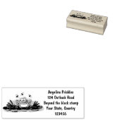 Cute green hongkikker cartoon illustratie rubberstempel (Gestempeld)