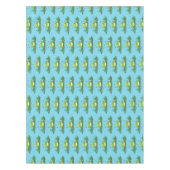 Cute green hongkikker cartoon illustratie tafelkleed (Voorkant)