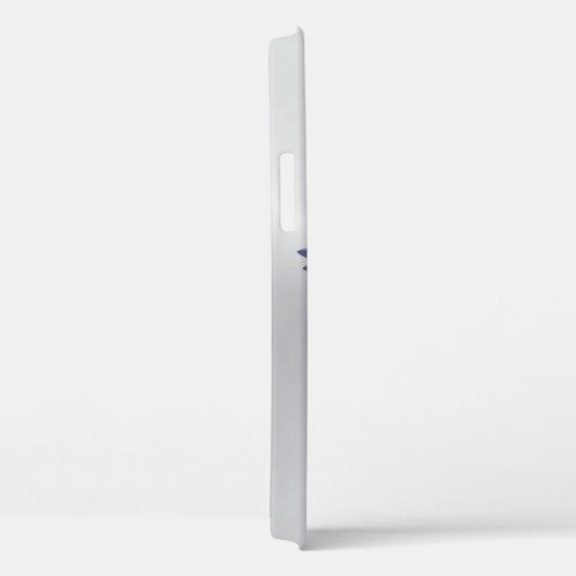 Cute Green Hummingbird Cherry Blossom Monogram Case-Mate iPhone Case (Achterkant / Rechts)