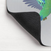 Cute Green Hummingbird Cherry Blossom Voeg Naam to Muismat (Hoek)