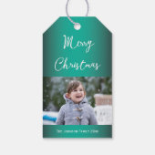 Cute Green-kerstgroet Gift-Labels Cadeaulabel (Achterkant)