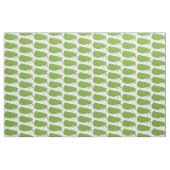Cute green leaf hopper insect cartoon stof (Fat Quarter)