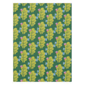 Cute Green Leaves Pattern Tafelkleed (Voorkant)