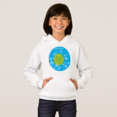 Cute green limoen bubbles cartoon afbeelding (Voorkant volledig)