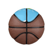 Cute green limoen bubbles cartoon afbeelding basketbal (Rechts)