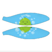 Cute green limoen bubbles cartoon afbeelding basketbal (Panelen)
