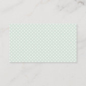 Cute Green Llama Diaper Raffle Ticket Baby shower Informatiekaartje (Achterkant)