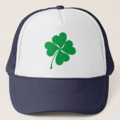 Cute Green Lucky 4 verlaat hart Clover shamrock Trucker Pet (Voorkant)