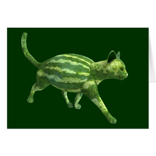Cute Green Melon Bengalcat (Voorkant Horizontaal)