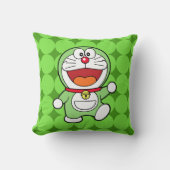 Cute Green Mini Doraemon Anime Kussen (Voorkant)