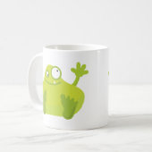 Cute Green Monster Mok (Voorkant links)