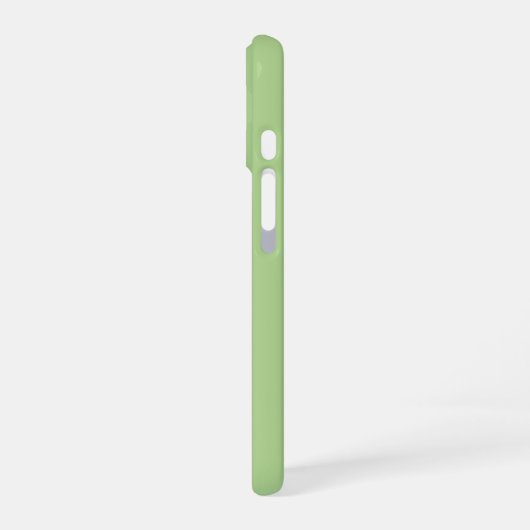 Cute Green Mushroom – Whimsical Nature iPhone Case iPhone 16 Hoesje (Linkerkant)