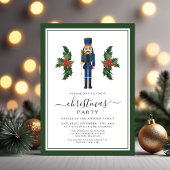 Cute Green Nutcracker-kerstfeest Kaart