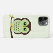 Cute Green Owl Case-Mate iPhone Case (Achterkant (horizontaal))