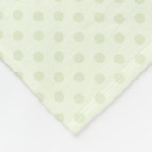 Cute Green Owl Fleece Deken (Hoek)