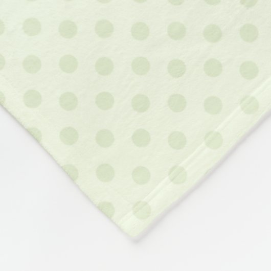 Cute Green Owl Fleece Deken (Hoek)