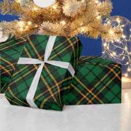 Cute Green Pattern Pset Kerstmis Cadeaupapier