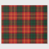 Cute Green Red Pattern Pset Kerstmis Cadeaupapier (Vlak)