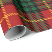 Cute Green Red Pattern Pset Kerstmis Cadeaupapier (Rol Hoek)