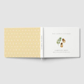 Cute Green Rust Oranje Shoes Foliage Baby shower Gastenboek (Volledig)