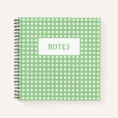 Cute Green Sage & White Plays Notitieboek alledag (Voorkant)